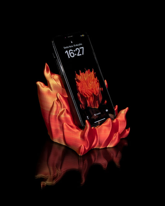 Flame Cell Phone Holder