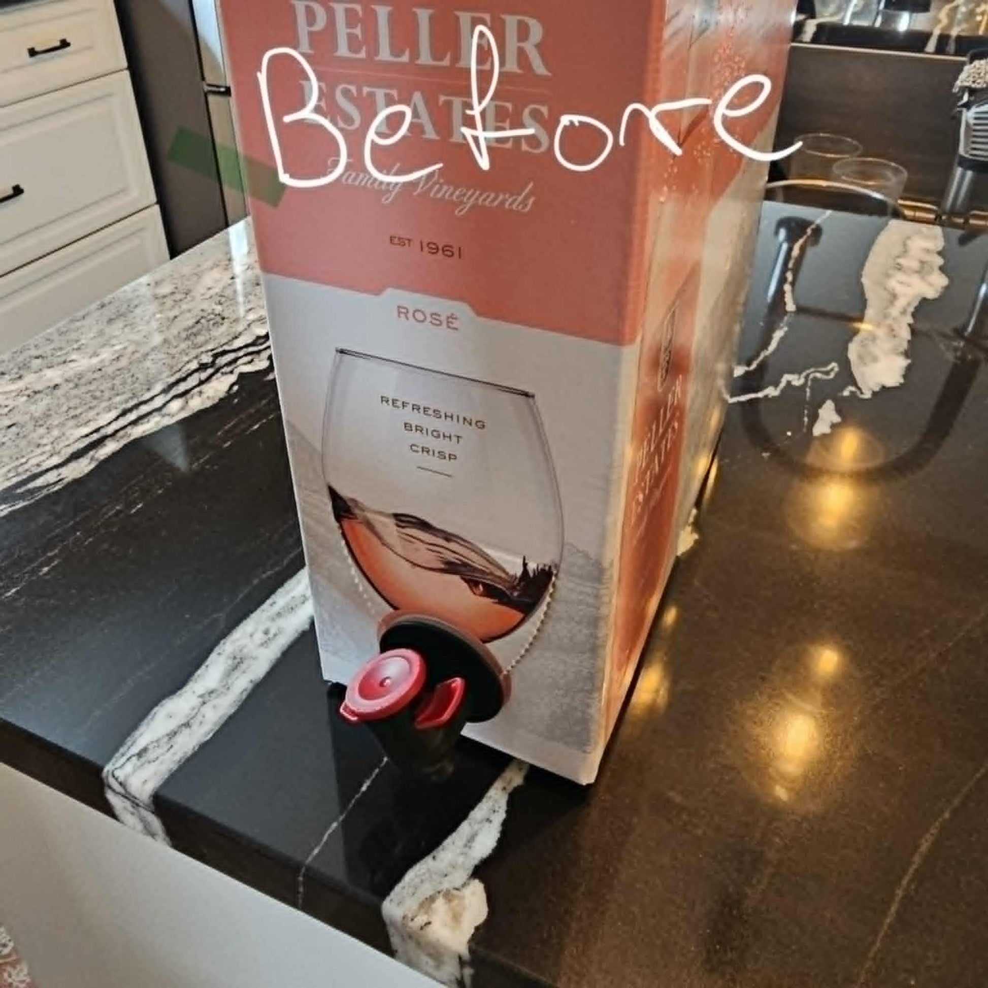 Box wine dispenser